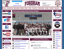 Tablet Screenshot of fordhamramshockey.com